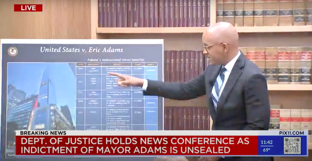 Friday Video: So What, Exactly, Was Eric Adams Indicted For?